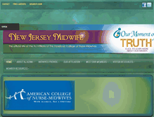 Tablet Screenshot of newjerseymidwife.org